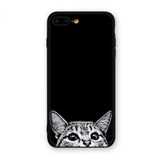 Load image into Gallery viewer, GerTong 2018 Black Phone Cases For iPhone X 10 Fundas Coque Shell For iPhone 8 7 6 6S Plus XR XS Max Soft Silicone Back Cover