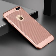 Load image into Gallery viewer, Ultra Slim Phone Case For iPhone 6 6s 7 8 Plus Hollow Heat Dissipation Cases Hard PC For iPhone 5 5S SE Back Cover Coque X S MAX
