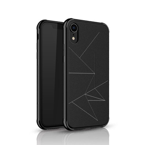 GerTong Ultra-thin Black Magnetic Case for iPhone 6S 7 6 8Plus Xs Max XR Soft TPU Capa for iPhoneX Cover Magnet Car Phone Holder