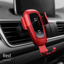Load image into Gallery viewer, Baseus Qi Wireless Charger Car Phone Holder for iPhone X 8