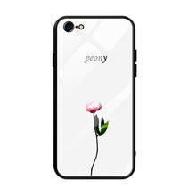 Load image into Gallery viewer, GerTong Tempered Glass Case For iPhone X Lovely Heart Hard Back Cover Soft Silicone Bumper For iPhone 6S 8 7 Plus 6 Plus Cases