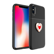 Load image into Gallery viewer, GerTong Luxury Car Bracket Ring Magnetic Soft TPU Case For iPhone 8 6s 6 Plus X Protective Cases For iPhone7 Lovely Holder Cover